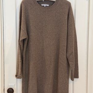 Reformation Taupe Crew Neck Sweater